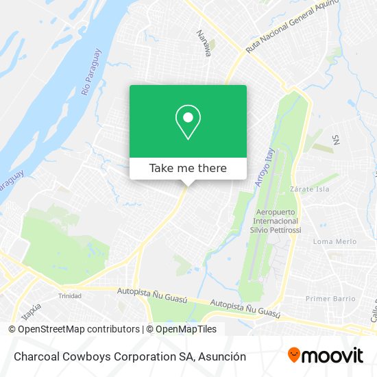 Charcoal Cowboys Corporation SA map