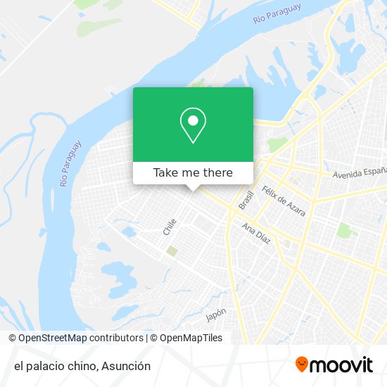 Mapa de el palacio chino