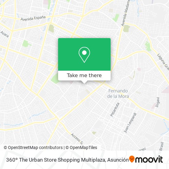 360º The Urban Store Shopping Multiplaza map