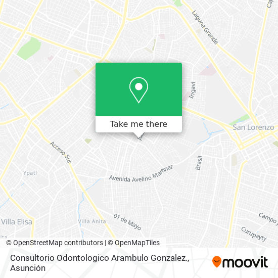 Consultorio Odontologico Arambulo Gonzalez. map