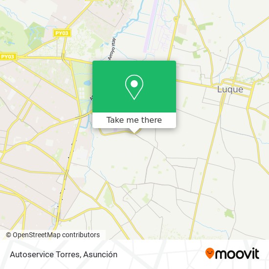 Autoservice Torres map