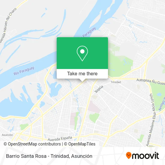 Barrio Santa Rosa - Trinidad map