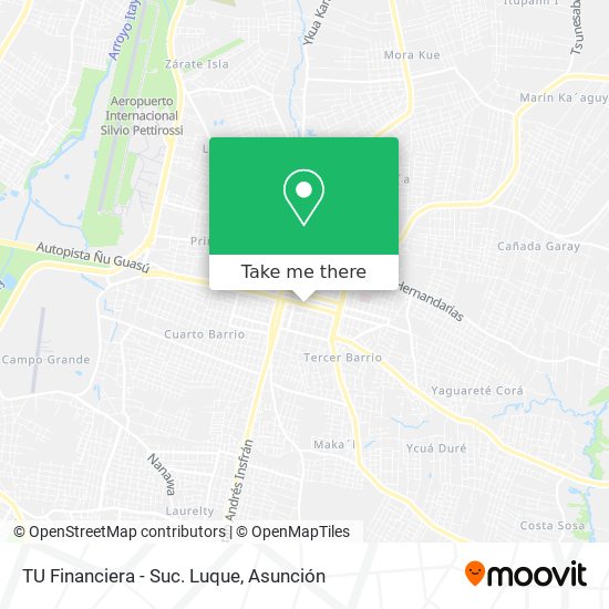 TU Financiera - Suc. Luque map