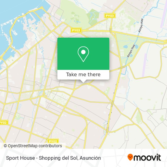 Mapa de Sport House - Shopping del Sol