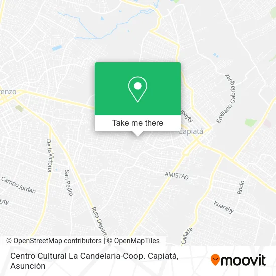 Centro Cultural La Candelaria-Coop. Capiatá map