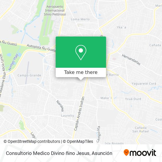 Consultorio Medico Divino ñino Jesus map