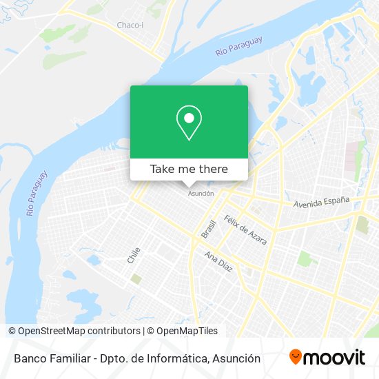 Banco Familiar - Dpto. de Informática map
