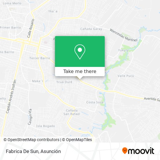 Mapa de Fabrica De Sun