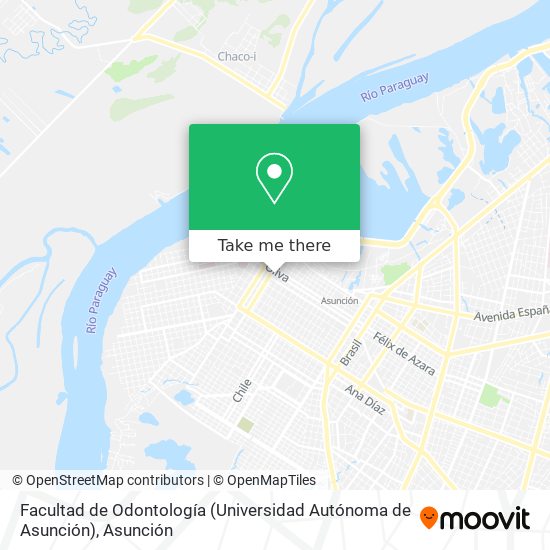 Facultad de Odontología (Universidad Autónoma de Asunción) map