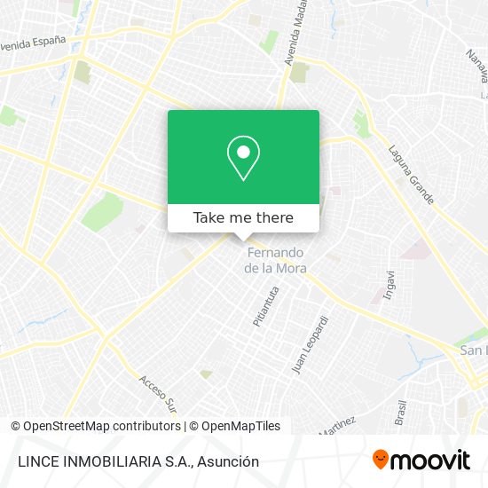 LINCE INMOBILIARIA S.A. map