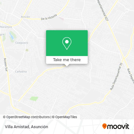 Mapa de Villa Amistad