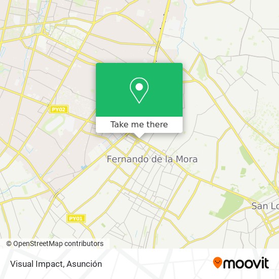 Visual Impact map
