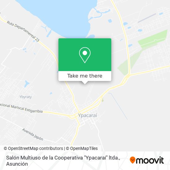 Mapa de Salón Multiuso de la Cooperativa "Ypacaraí" ltda.