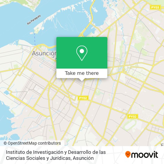 Instituto de Investigación y Desarrollo de las Ciencias Sociales y Jurídicas map