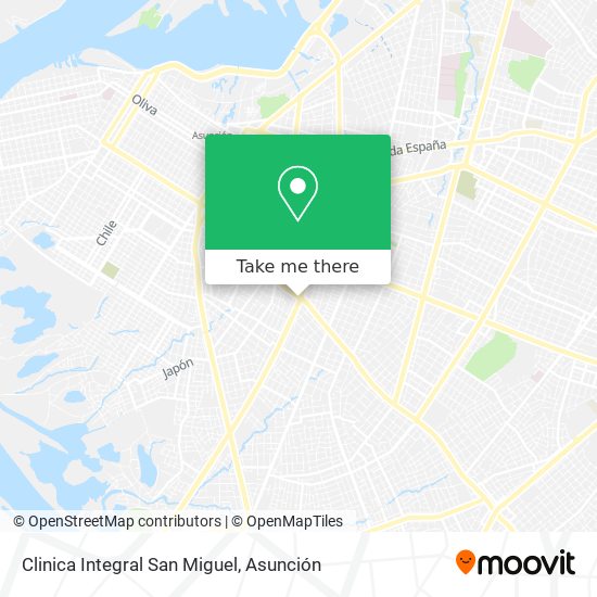 Mapa de Clinica  Integral San Miguel