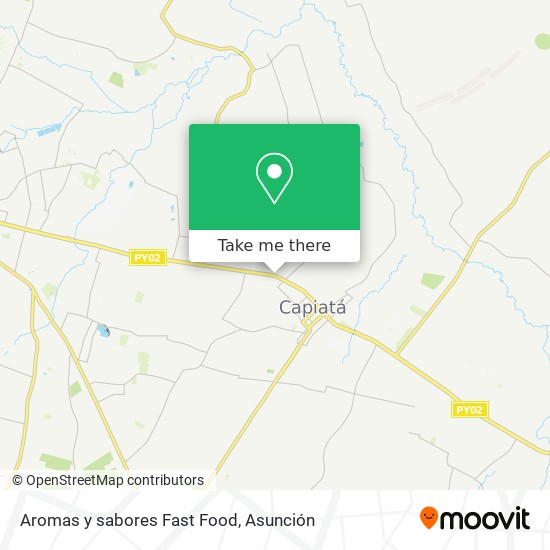 Aromas y sabores Fast Food map