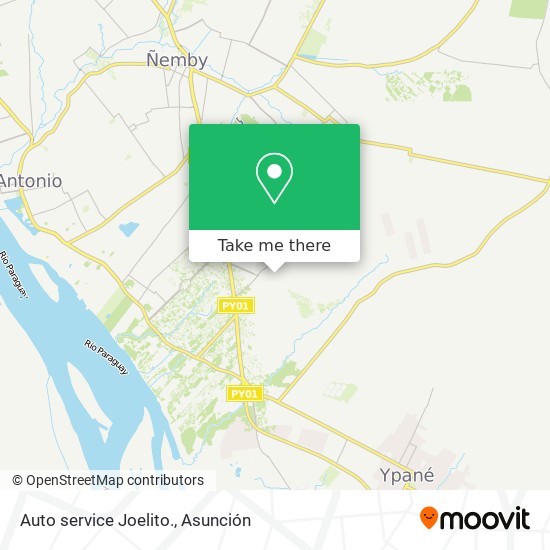 Auto service Joelito. map