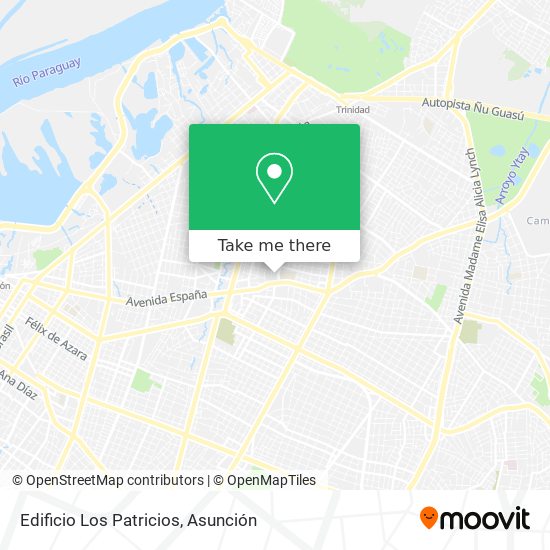 Mapa de Edificio Los Patricios