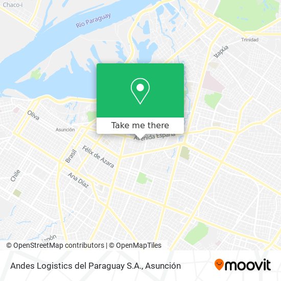 Andes Logistics del Paraguay S.A. map