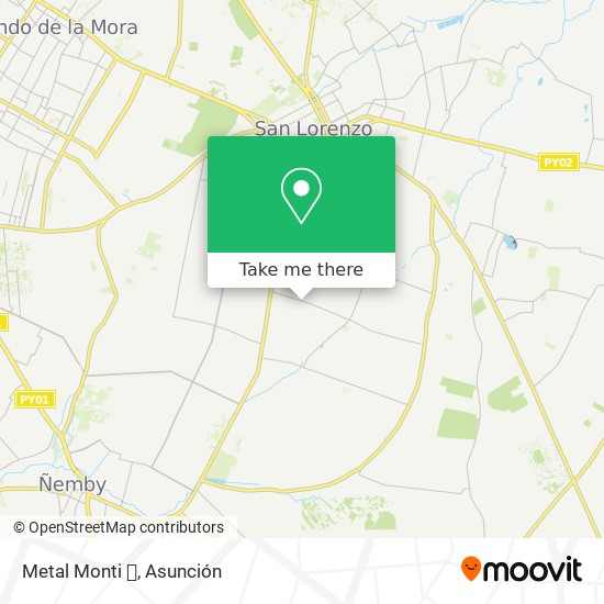 Metal Monti 🚌 map
