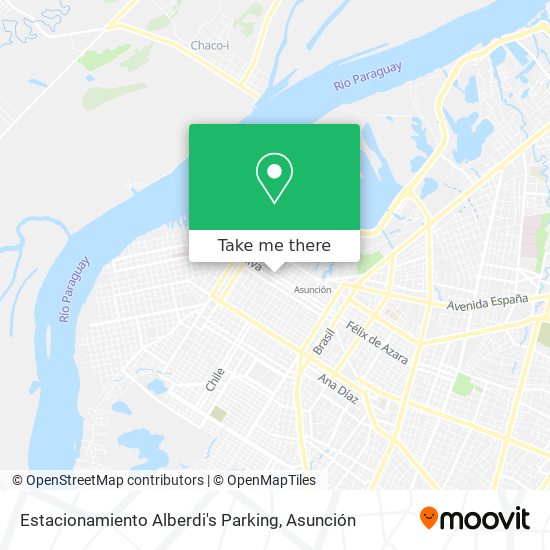 Estacionamiento Alberdi's Parking map