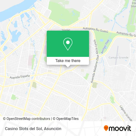 Casino Slots del Sol map