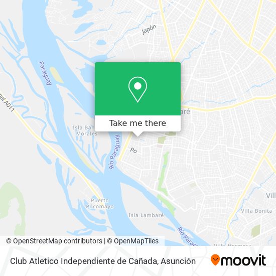 Club Atletico Independiente de Cañada map