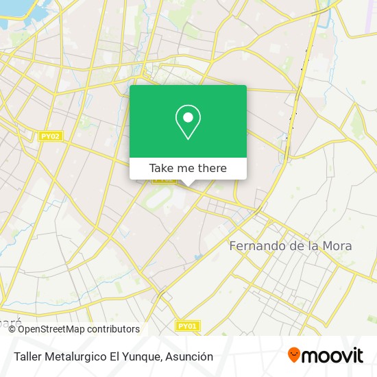 Taller Metalurgico El Yunque map