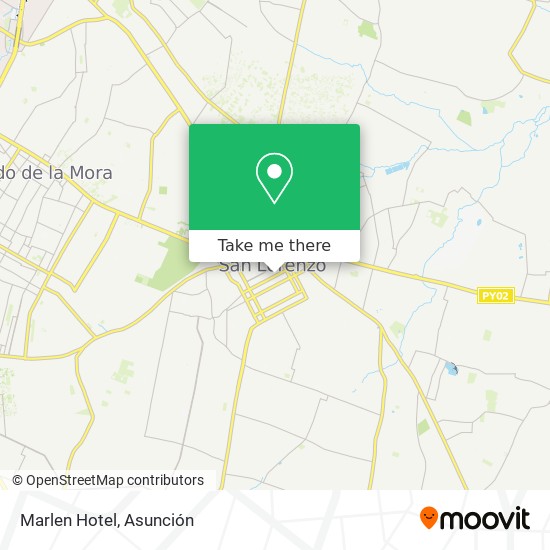 Marlen Hotel map