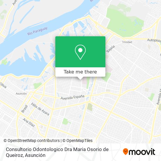 Consultorio Odontologico Dra Maria Osorio de Queiroz map