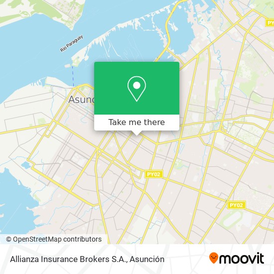 Mapa de Allianza Insurance Brokers S.A.