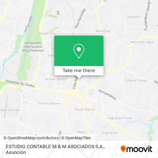 ESTUDIO CONTABLE M & M ASOCIADOS S.A. map