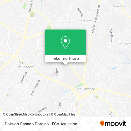 Division Ganado Porcino - FCV map