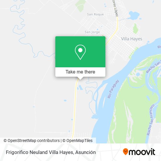 Mapa de Frigorifico Neuland Villa Hayes