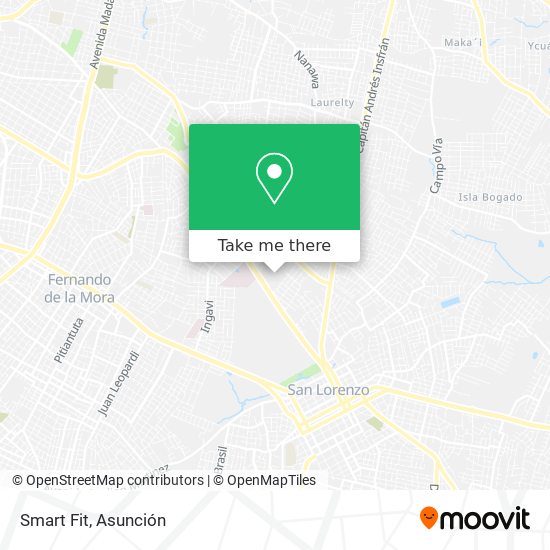 Mapa de Smart Fit