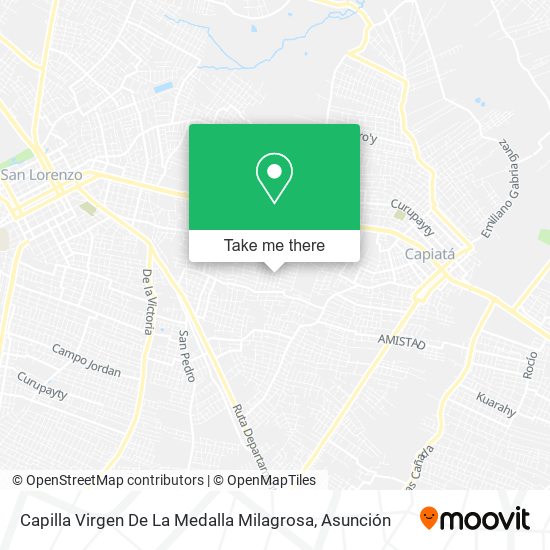 Capilla Virgen De La Medalla Milagrosa map