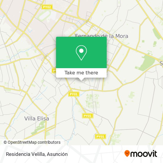 Residencia Velilla map