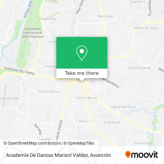 Mapa de Academia De Danzas Marisol Valdez