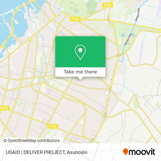 USAID | DELIVER PROJECT map
