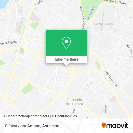 Clínica Jara Amand map