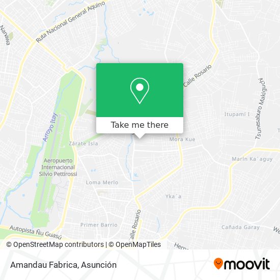 Mapa de Amandau Fabrica
