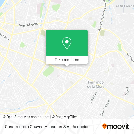 Constructora Chaves Hausman S.A. map