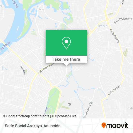 Mapa de Sede Social Arekaya