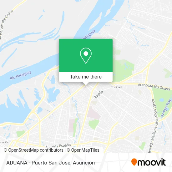 ADUANA - Puerto San José map