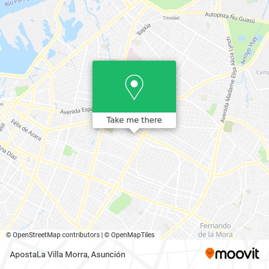 ApostaLa Villa Morra map