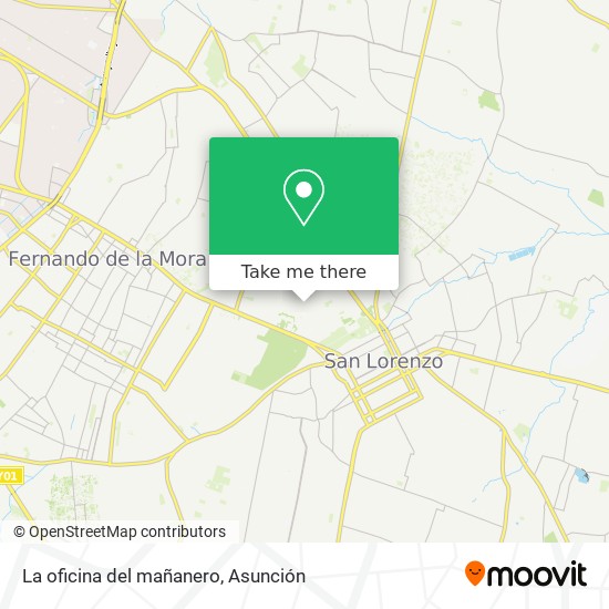 La oficina del mañanero map