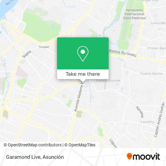Garamond Live map