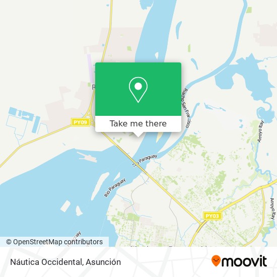 Mapa de Náutica Occidental