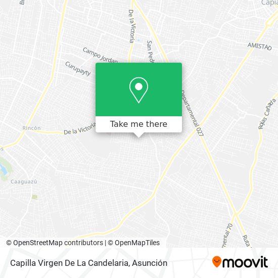 Mapa de Capilla Virgen De La Candelaria