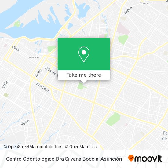 Centro Odontologico Dra Silvana Boccia map